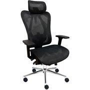  Кресло офисное myroo Office Agenda W2028-BB Black/Black 