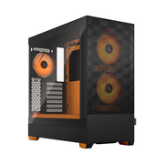  Корпус Fractal Design Pop Air RGB Orange Core TG Clear Tint (FD-C-POR1A-05) без БП Midi-Tower, 3x120mm 2xUSB-A 3.2 ATX, mITX Black 