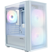  Корпус XASTRA A305M 3FRGB White (A305M-2FC14F-1FC12F-D-WH) mATX/Mesh/ tempered glass / 2x140mm + 1x120mm FRGB fans/ Door 