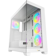  Корпус Ocypus Gamma C72 WH ARGB (Gamma-C72-W-HD400XX-GL) ATX / win / white / 4 ARGB fans / no PSU / Tempered Glass 