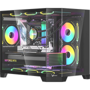  Корпус Formula Crystal Z6M Floe, mATX, Mini-Tower, без БП, черный 