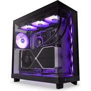  Корпус NZXT H6 Flow RGB (CC-H61FB-R1) без БП (2023), Midi-Tower, TG, 3x120mm 2xUSB-A 3.2 + 1xUSB-C ATX, mITX Black 