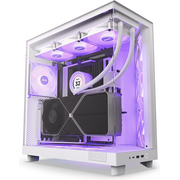  Корпус NZXT H6 Flow RGB (2023) (CC-H61FW-R1) без БП, Midi-Tower, TG, 3x120mm 2xUSB-A 3.2 + 1xUSB-C ATX, mITX White 