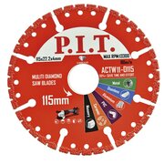  Диск алмазный P.I.T. ACTW11-0115 сегментный по металлу 115x22,2x2,2 мм 