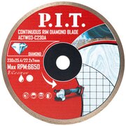  Диск алмазный P.I.T. ACTW03-C230A отрезной (сплошной) 230x25,4/22,4x1,8 мм 