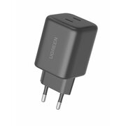  Сетевое зарядное устройство UGREEN X526 (65058) 45W Dual USB-C GaN Fast Charger EU черный 