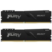  ОЗУ Kingston Fury Beast Black KF432C16BBK2/16WP 16GB 3200MT/s DDR4 CL16 DIMM (Kit of 2) 