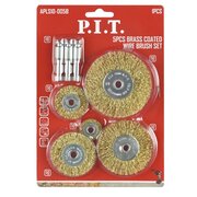  Набор латунных щеток P.I.T. APLS10-005B 5шт 