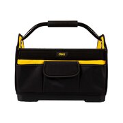  Сумка для инструментов каркасная с жестким пластиковым дном Deli DL586111 7 карманов, без плечевого ремня, ткань Оксфорд 600D 