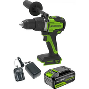  Дрель-шуруповерт Greenworks GD24DD140 (3707607CUB) с АКБ и ЗУ 