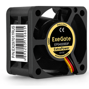  Вентилятор Exegate ExtraPower EP04020B3P EX297017RUS 12В DC (40x40x20 мм, 2-Ball (двойной шарикоподшипник), 3pin, 7000RPM, 32dBA) 