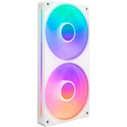  Кулер NZXT F240 RGB Core (RF-U24HF-W1) (120x120x25mm, 4-pin PWM, 75.12CFM, 30dBA, 2400RPM, White, Single-Frame Fan Unit) 