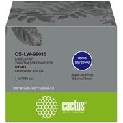  Этикетки Cactus CS-LW-99015 сег 70x54мм черный белый 320шт/рул Dymo Label Writer 450/4XL 