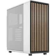  Корпус Fractal Design North (FD-C-NOR1C-03), без БП, Midi-Tower, 2x140mm, 2xUSB-A 3.2 + 1xUSB Type-C ATX, mITX Wood panel, Chalk White 