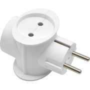  Тройник Defender TG-04 (99111) 3 розетки, заземление, белый 