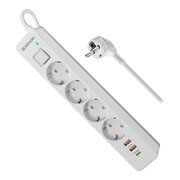  Сетевой фильтр DEFENDER DFS 141 (99433) white 