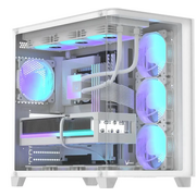  Корпус Formula Crystal U2, ATX, Midi-Tower, без БП, белый 