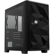  Корпус HSPD M340 (M340-TGBK), без БП, Mesh Mid Tower, Black, TG, 0.5 SPCC, no fans, mATX, mITX, 165/350/200mm, 2x2.5", 4xPCI, 1xUSB-A 3.0 