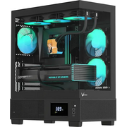  Корпус Formula Crystal E1, ATX, Midi-Tower, без БП, черный 