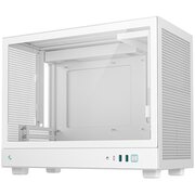  Корпус Deepcool CH160 Plus WH без БП, боковое окно (закаленное стекло), белый, Micro ATX/Mini-ITX 