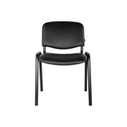  Стул BRABIX Iso CF-005 (531977) черный каркас, кожзам черный 