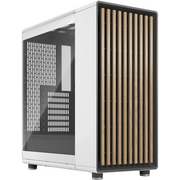  Корпус Fractal Design North TG Clear Tint (FD-C-NOR1C-04), без БП, Midi-Tower, 2x140mm, 2xUSB-A 3.2 + 1xUSB Type-C ATX, mITX Wood pan 
