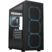  Корпус XASTRA A300M 4ARGB-C6 Black (A300M-4FG12A-C6) mATX/Mesh/ Srewless full-size TG/ 4x120mm FG120 ARGB PWM fans/Argb+PWM HUB 6ports/ 