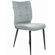  Стул Бюрократ CH-K10_1/LT28 серо-голуб. Light 28 металл черный на ножках 