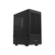  Корпус HSPD M540 (M540-TGBK), без БП, Mesh Mid Tower, Black, TG, 0.45 SPCC, no fans, ATX, mITX, 160/300/150mm, 2x2.5", 7xPCI, 1xUSB-A 3.0 