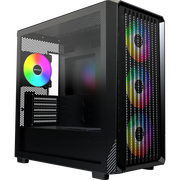  Корпус Montech X5M Black / mATX / 3x120mm & 1x140mm ARGB fans 