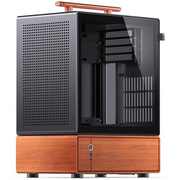  Корпус JONSBO T7 Black без БП, боковая панель из закаленного стекла, mini-ITX, micro-ATX, черный 