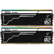  ОЗУ Netac Shadow II RGB NTS2D5P64DP-32K, DDR 5 DIMM 32Gb (16Gbx2) 6400Mhz, C32 