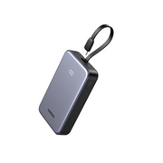  Power Bank UGREEN PB536 (55988B) 45W 20000mAh with Built-in Cable Space Gray 