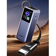  Внешний аккумулятор UGREEN PB726 (55987B) 165W Power Bank 20000mAh with Retractable Cable серый космос 