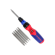  Реверсивная отвертка-битодержатель WORKPRO WP221063 с трещоткой 12-в-1 