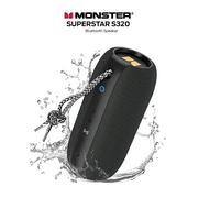  Портативная акустическая система MONSTER Superstar s320 чёрная 