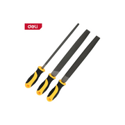  Набор напильников Deli DL353083 3шт инструментальная сталь T12, пластиковая рукоятка 