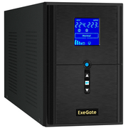  ИБП Exegate SineTower SN-2000.LCD.AVR.3SH.1C13.RJ.USB EX295983RUS инвертор, синус, для котла 2000VA/1600W, чистая синусоида, LCD дисплей 