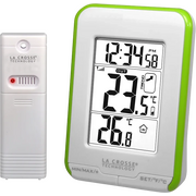  Термометр LaCrosse WS6810 белый с зеленой рамкой 