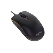  Мышь Perfeo Line Black, 3 кн, 1000 dpi, USB, (PF-A492) 
