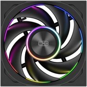  Кулер PcCooler F7 X120 ARGB BK (120x120x28mm, 4-pin PWM, 83CFM, 33.1dBA, 3000RPM, Black) 