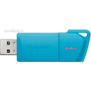  USB-флешка Kingston Exodia M KC-U2L64-7LB 64GB USB 3.2 DT DTXM Neon Aqua Blue 