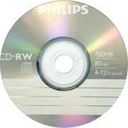  Диск CD-RW Philips CW7D2PE01/97 700Mb, 12х, Бум.конверт (1) 