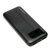  Портативный аккумулятор Gembird GPB-10Q 10000мАч, QC/PD, дисплей, черный 