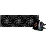  СВО PcCooler DS360 Display BK (310W, 360mm, LED, Black, ARGB Pump/ Fans 3x120mm, 90.56CFM, 39.8dBA, 2500RPM) 