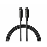  Кабель Baseus CAWJ040201 Tungsten Gold Fast Charging Data Cable Type-C to Type-C 240W 3m Black 