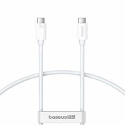  Кабель BASEUS P10365200211-02 Superior Series 2 USB4 Full-Function Fast Charging Cable Type-c to Type-c 240W 1m Moon White 