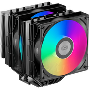  Кулер PcCooler RT620 ARGB BK (250W, 4-pin PWM, 157mm, Al/Cu, 6x6mm, 2x120mm, 73.32CFM, 34.9dBA, 2200RPM, S 1851/1700/1200/115X) 