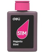  Чернила водорастворимые Deli 511M-EA1 пурпурный 65мл 