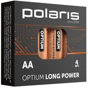  Щелочной элемент питания POLARIS PB АА (4шт) Optium черный 